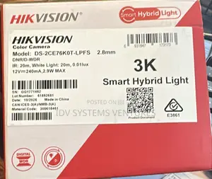 CCTV Camera Ds-2ce76k0t-Lpfs3k Smart Hybrid Light Audio Indoor