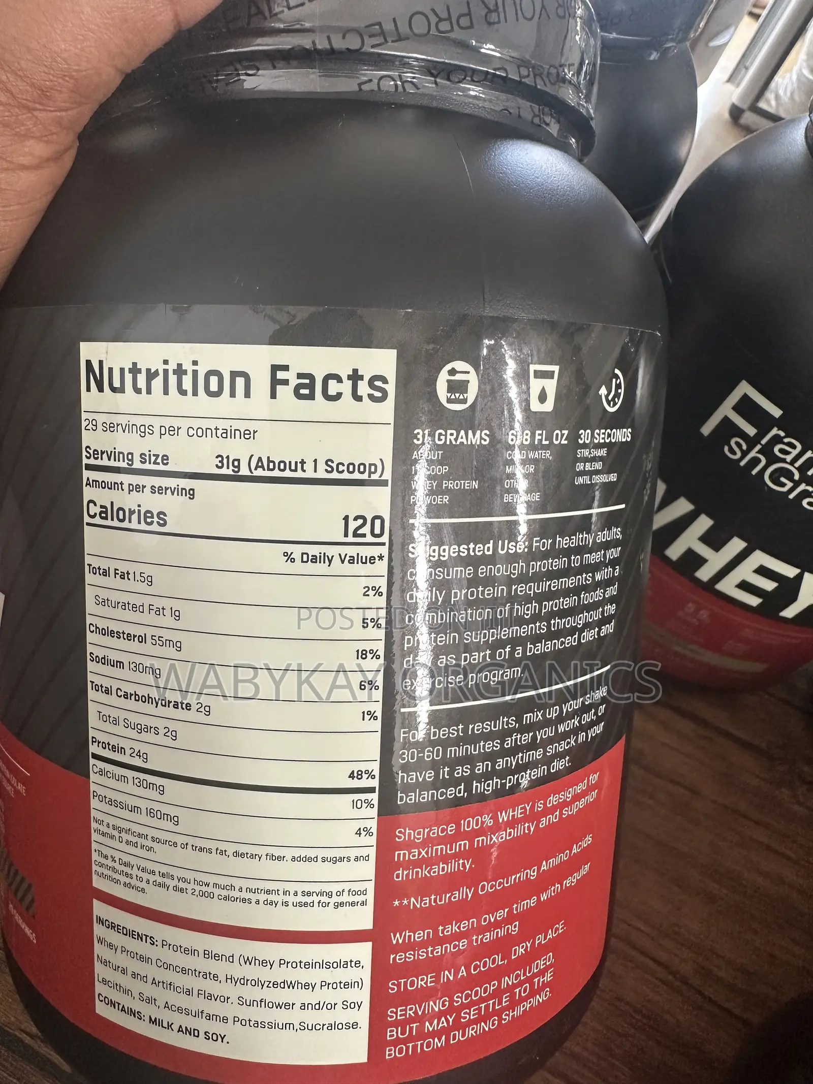 Whey Protein Powder 1kg Big Size