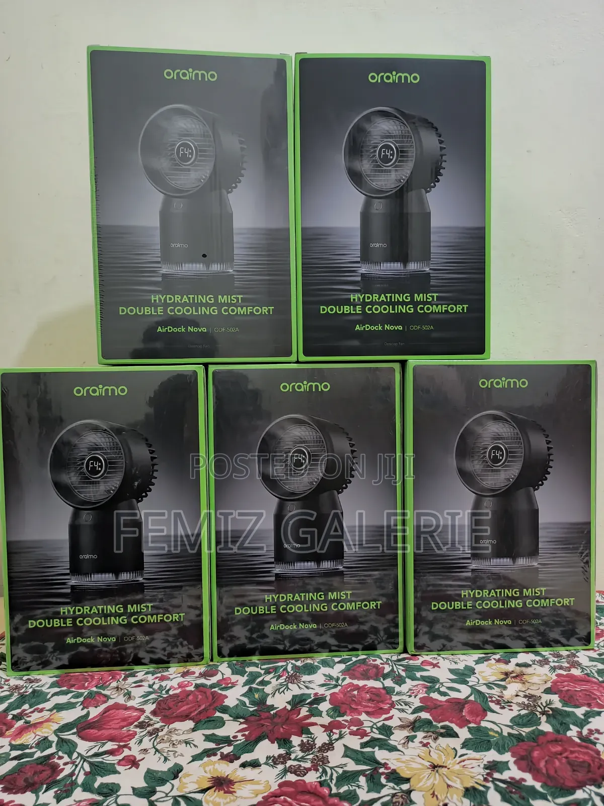 Oraimo Airdock Nova Hydrating Cooling Desktop Fan