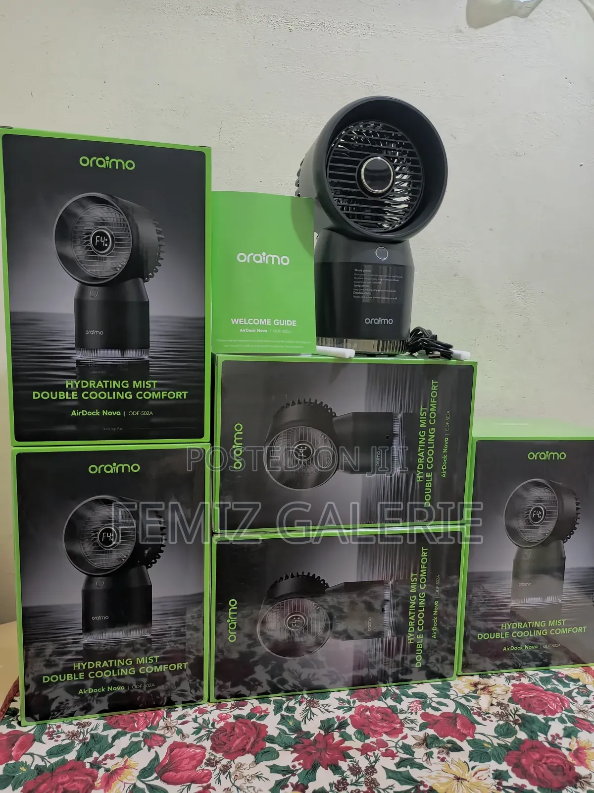 Oraimo Airdock Nova Hydrating Cooling Desktop Fan