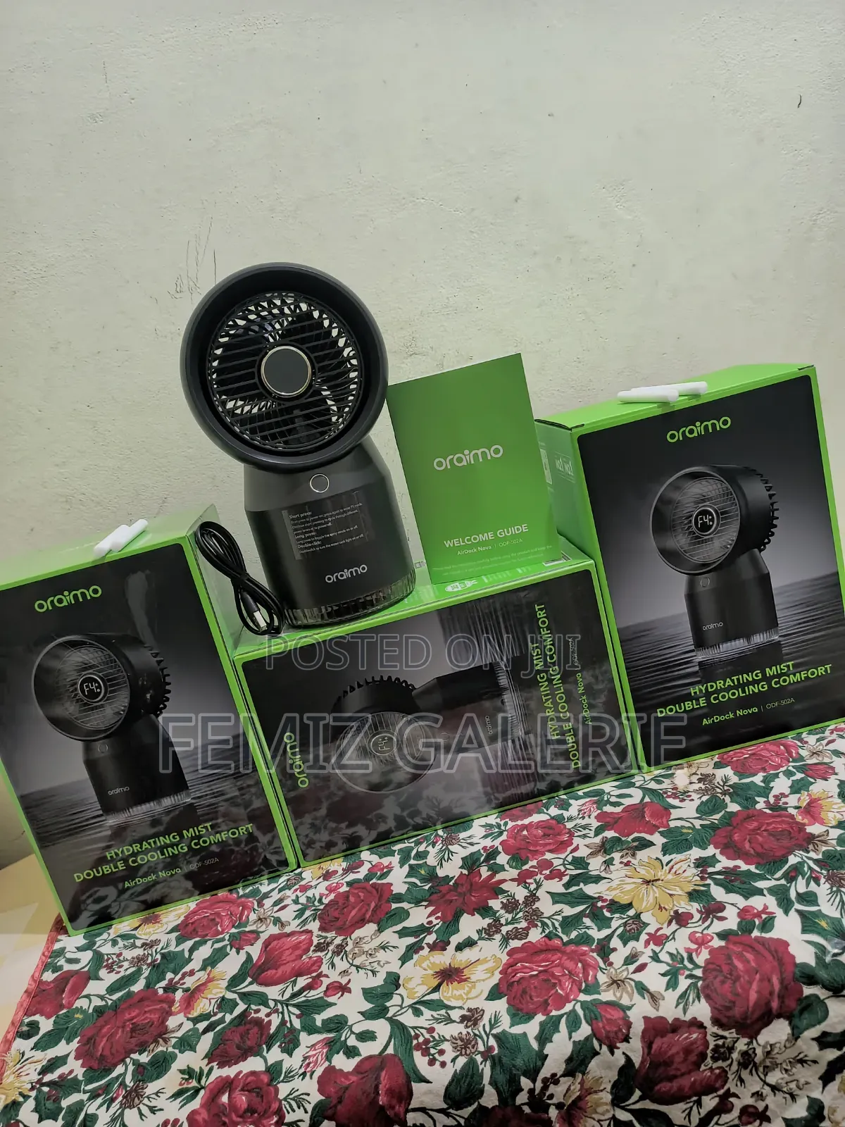 Oraimo Airdock Nova Hydrating Cooling Desktop Fan