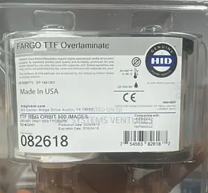 Hid Fargo Hdp5000 / Htc4500 Thermal Transfer Overlaminate Clear - 500c
