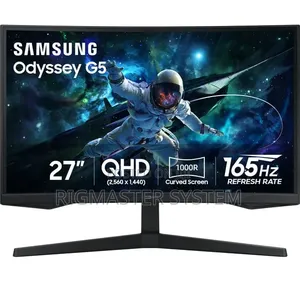 Samsung 27" Odyssey G55c QHD 165hz 1ms(Mprt) Curved Gaming Monitor