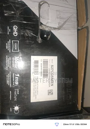 Samsung 27" Odyssey G55c QHD 165hz 1ms(Mprt) Curved Gaming Monitor