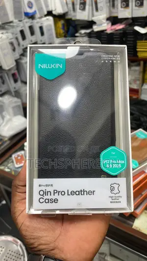 Original Qin Flip Leather Case for iPhone 17 Pro Max (6.9") - New