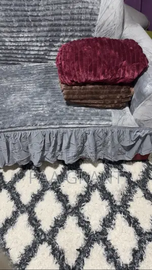 Soft Touch Fluffy Velvet 4 PCS Premium Sofa Skirt Covers(Sold as a Set
