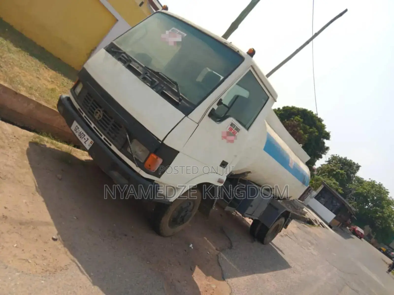 White Tata Water Tanker