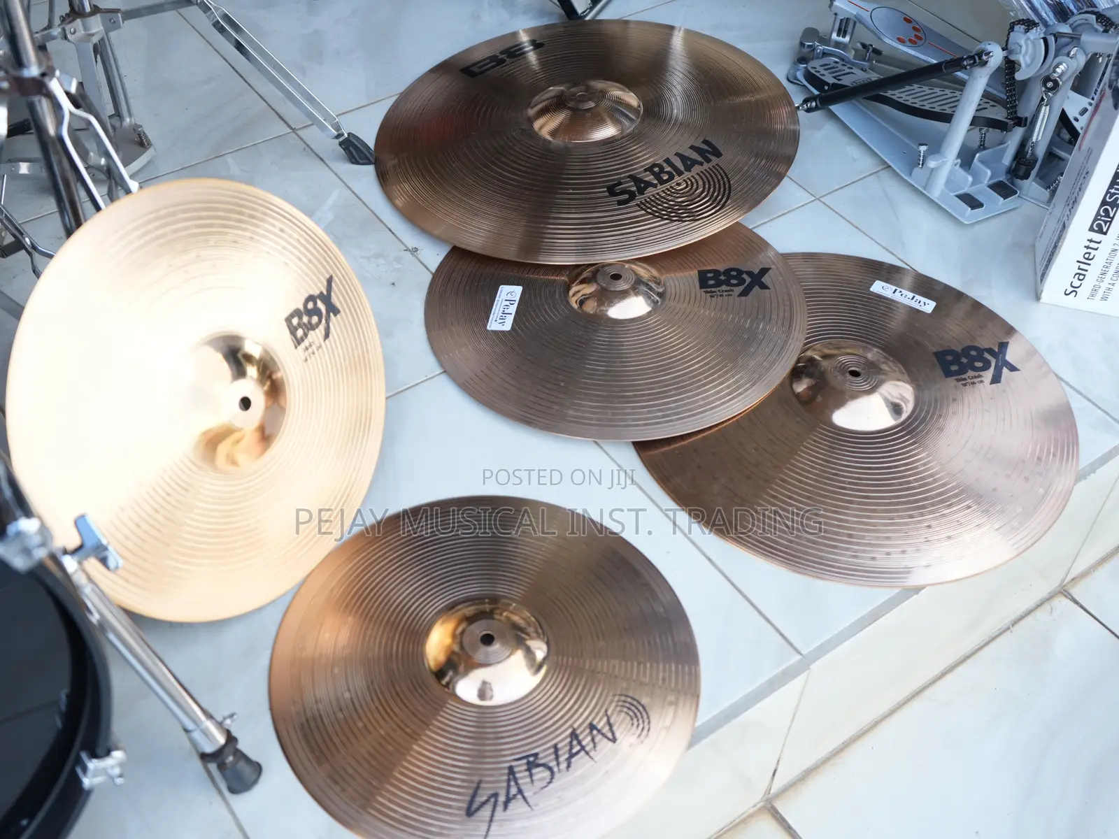 Original Sabian B8X Cymbals | Brand New | Kumasi