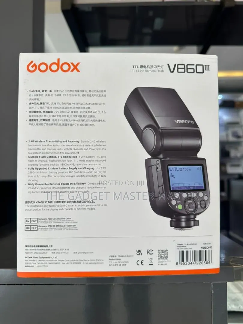 Godox Ving V860iii C Ttl Li-ion Flash Kit For Camera