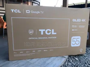 TCL 55” Qled Uhd Smart Tv Crystal Clear Picture Quality