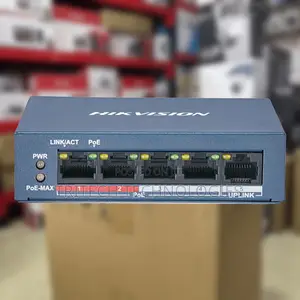 Hikvision Ds-3e0105p-e/M(B) 4 Port Fast Ethernet Unmanaged Poe Switch