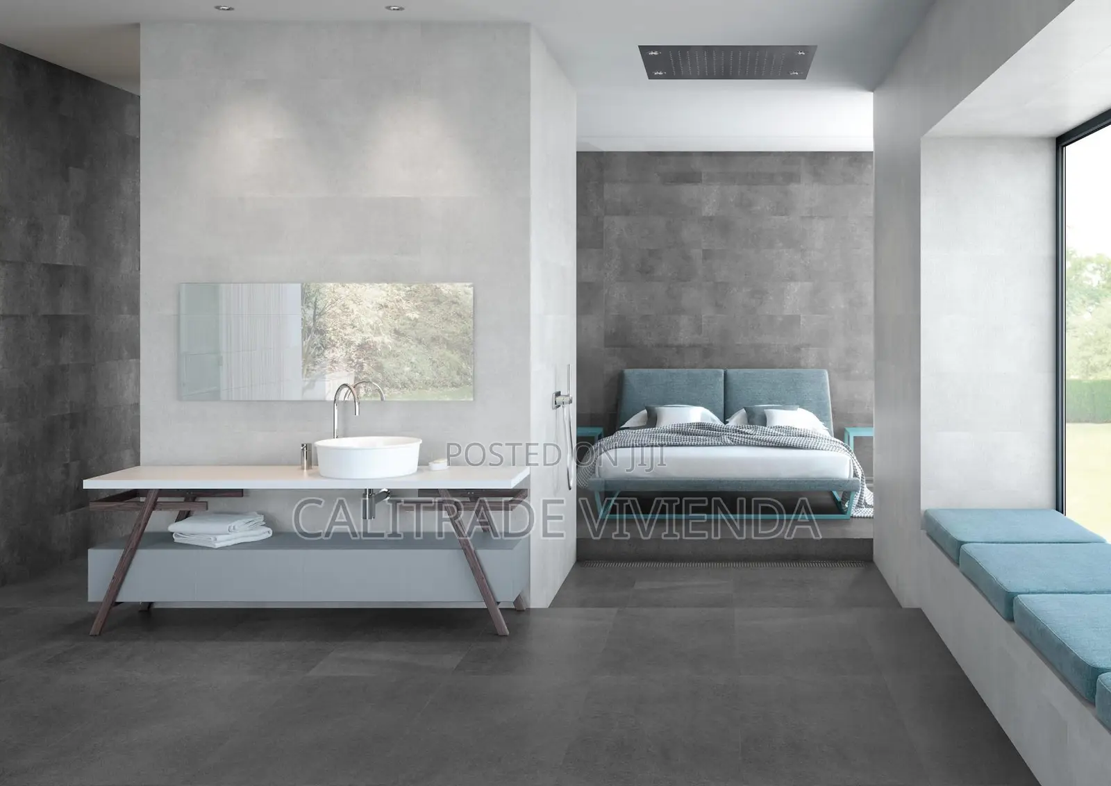 75 by 75cm Porcelain Tile