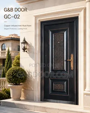 Gc-02 Two Boxes Designanti Rust Security Door Turkey Metal