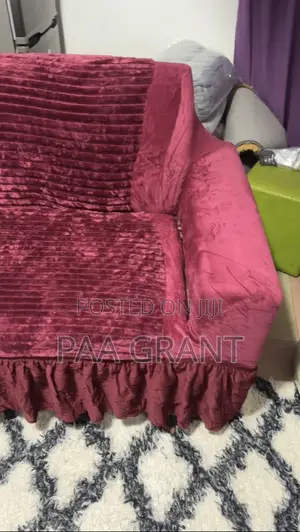 Complete Sofa Makeover With Pure Cotton Flufy Sofa Cover(Sold As A Set