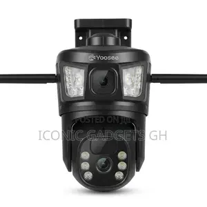 Dual-Lens Solar Security Camera