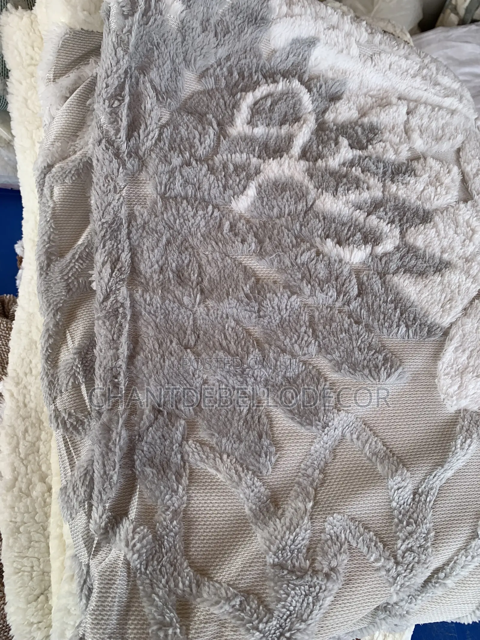 Elegant Design Comfy 450gsm Double Sided Sherpa Blanket 200x230cm