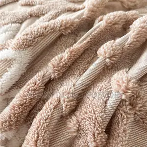 New Printed Woven Modern 450gsm All Season Sherpa Blanket 200x230cm