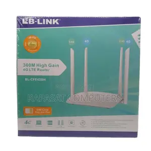 Lb-Link Bl-Cpe450h 300m4g Lte Sim Card Router(2 Lan 1 Wan,4 Antenna)
