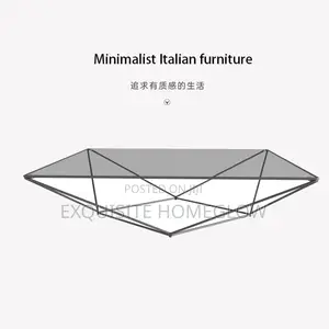 Italian Minimalist Tempered Glass Coffee Table(90cmx90cm)