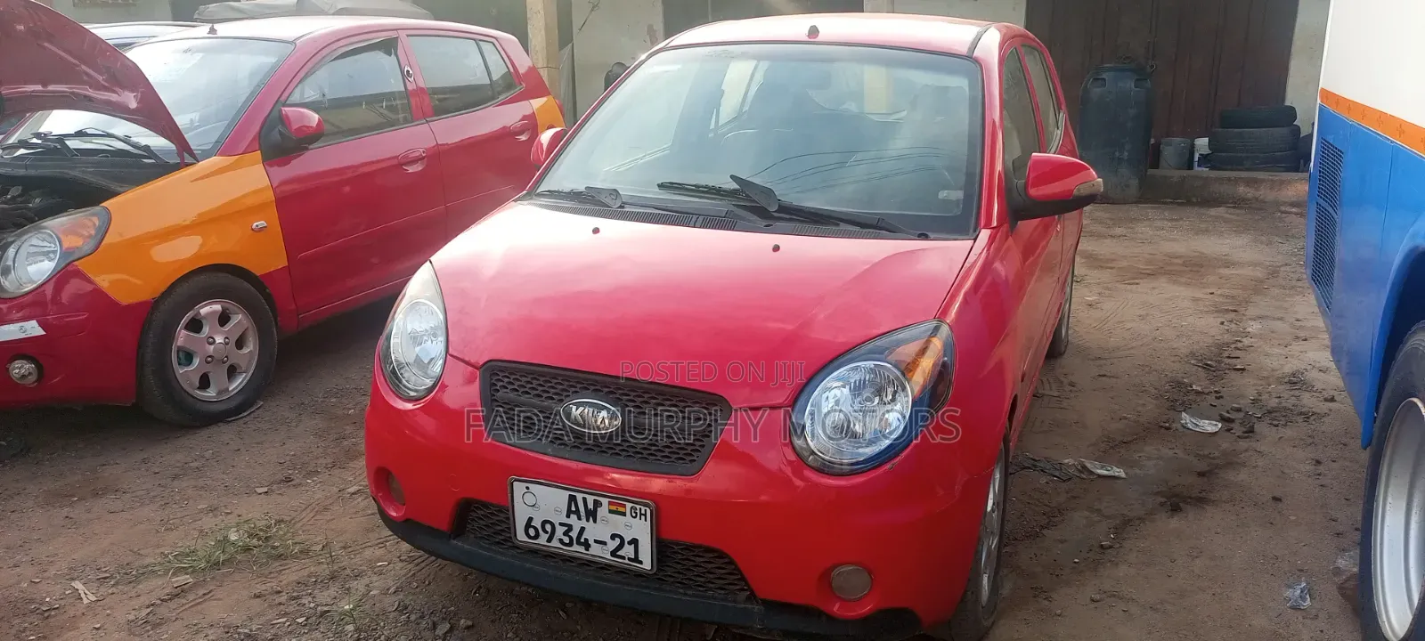 Kia Morning 2008 Red