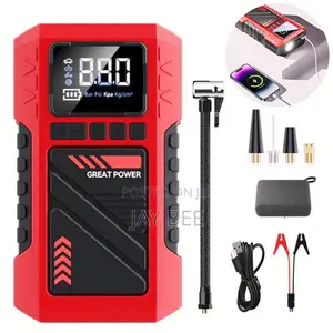 Jumper Car Battery Starter and Car Inflater Emergency Starter Power