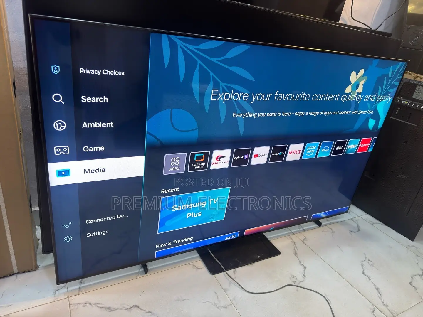 Samsung 75" 200 Rate Neo Qled Qn85d Smart Ai Tv Nq4 Ai Gen2 Proccessor