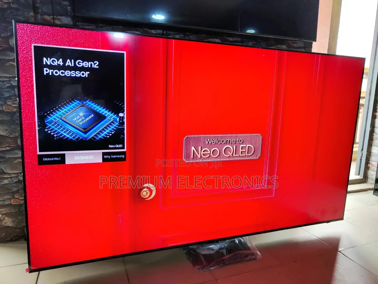 Samsung 75" 200 Rate Neo Qled Qn85d Smart Ai Tv Nq4 Ai Gen2 Proccessor