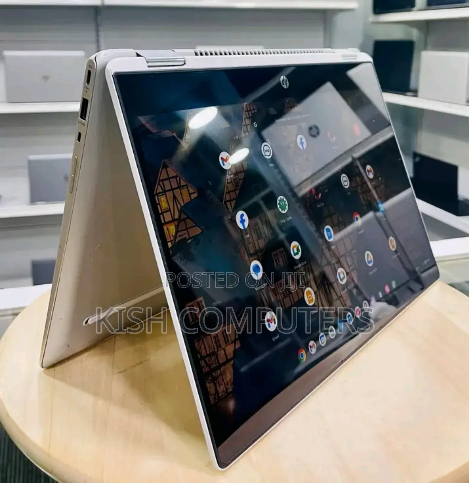 New Laptop HP Chromebook X360 8GB Intel Core i3 SSD 128GB
