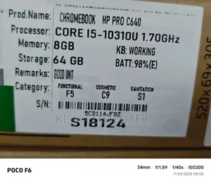 Laptop HP Chromebook X360 8GB Intel Core i5 eMMC 60GB
