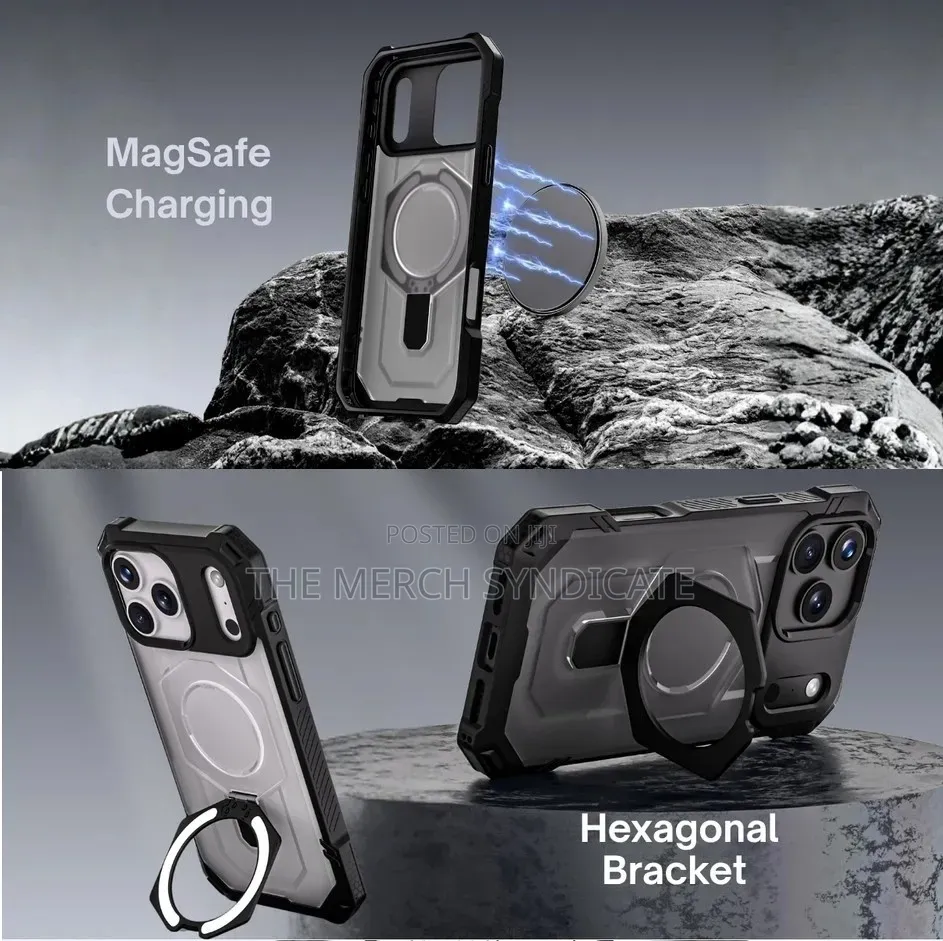 iPhone 17 Series Rugged Shockproof Armor Military Grade Bumper Case
