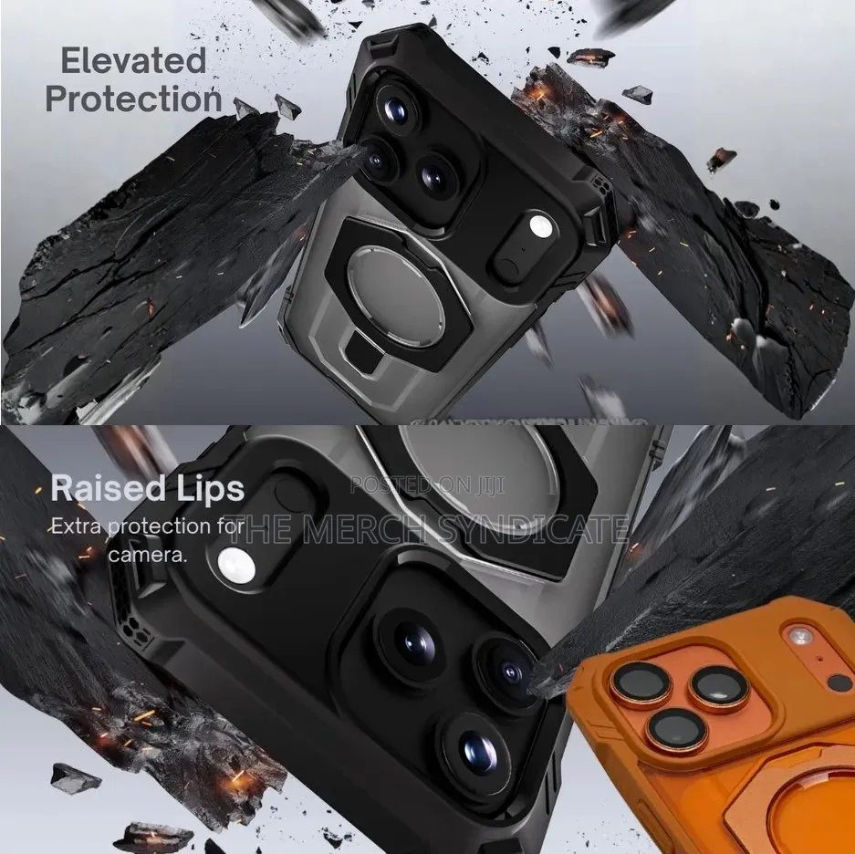 iPhone 17 Series Rugged Shockproof Armor Military Grade Bumper Case