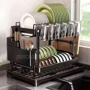 Multifunctional Over-Sink Draining Bowl Rack