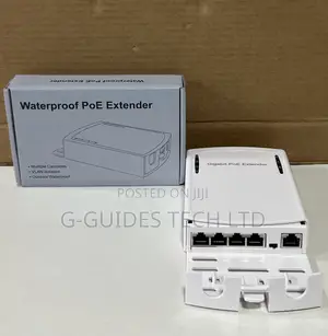 4-Port Poe Extender Outdoor, 1 to 4 Waterproof Gigabit Poe Extender