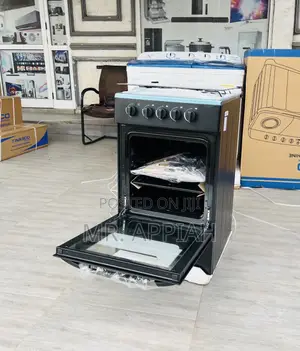 Classic Midea Gas Oven 4 Burner With Grill(Transparent Lid).