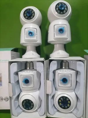 Dual Lens Camera Light Bulb PTZ Mobile Phone Remote View
