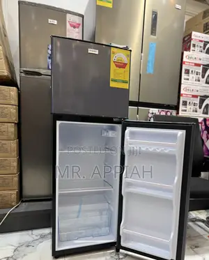 Get Durable Nasco 112l 2 Door Electric Fridge(Nasd2-13fl)Dark Gray.