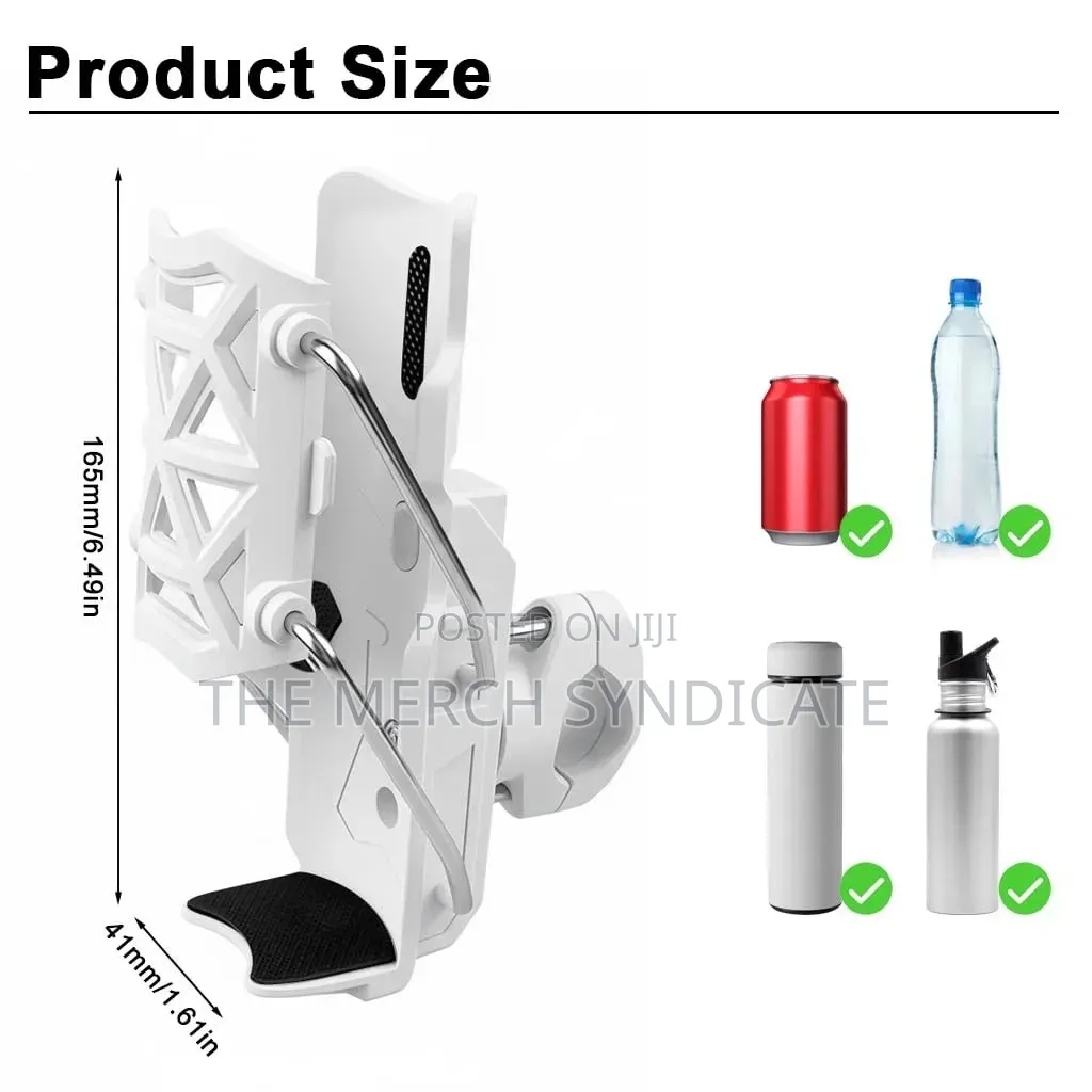 Automatic Fold Motorcycle / Bicycles Cup / Bottle /Drink Holder Mount