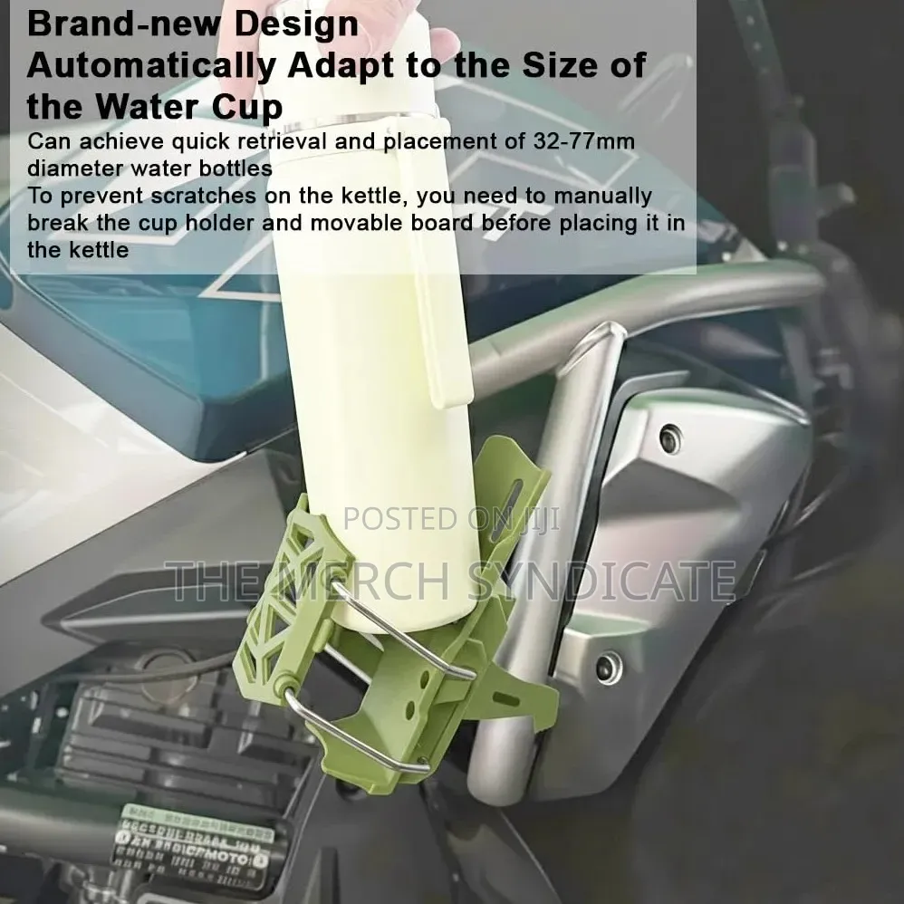 Automatic Fold Motorcycle / Bicycles Cup / Bottle /Drink Holder Mount