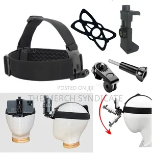 Handsfree Pov Sports Head Mount Holder Strap For Phones, Camera Vlogs