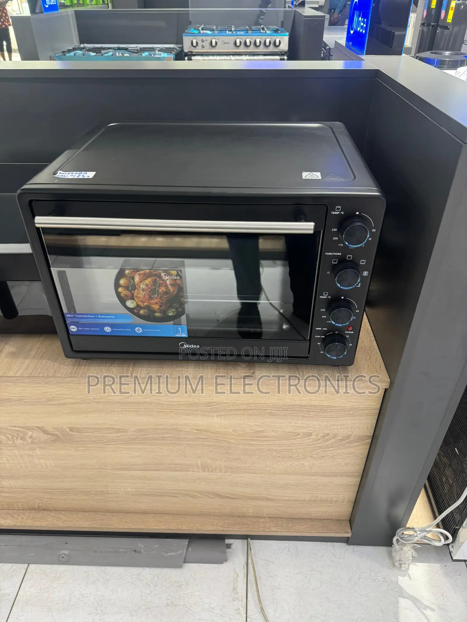 Midea 68ltr Multi-Functional Electric Toaster Oven W/ Rotisserie