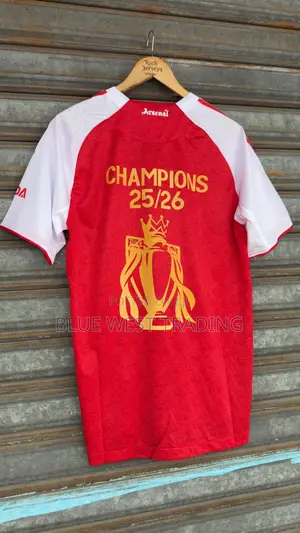 Arsenal 2025/2026 Premier League Champions Jersey _ Arsenal Jersey