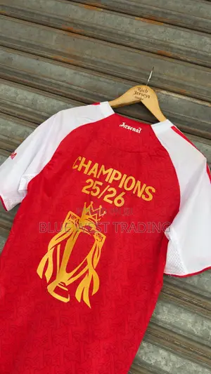 Arsenal 2025/2026 Premier League Champions Jersey _ Arsenal Jersey
