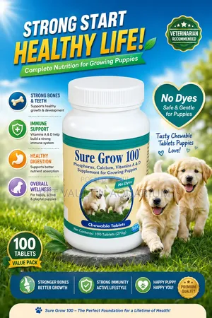 Sure Grow Supplement Tabs for Puppies
