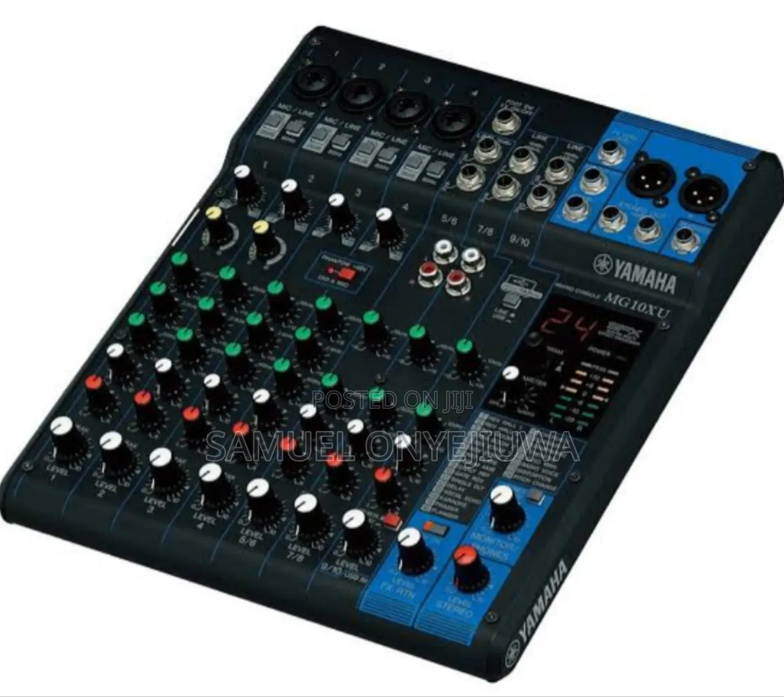 Yamaha Mg10xu 10-input Mixer With Built-in Fx 2in/2out Usb