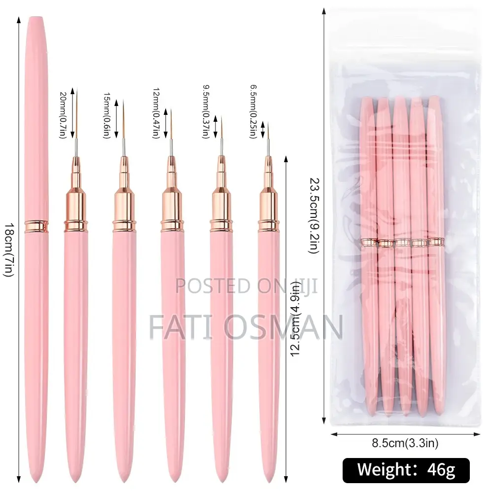 5pcs Line Brushes