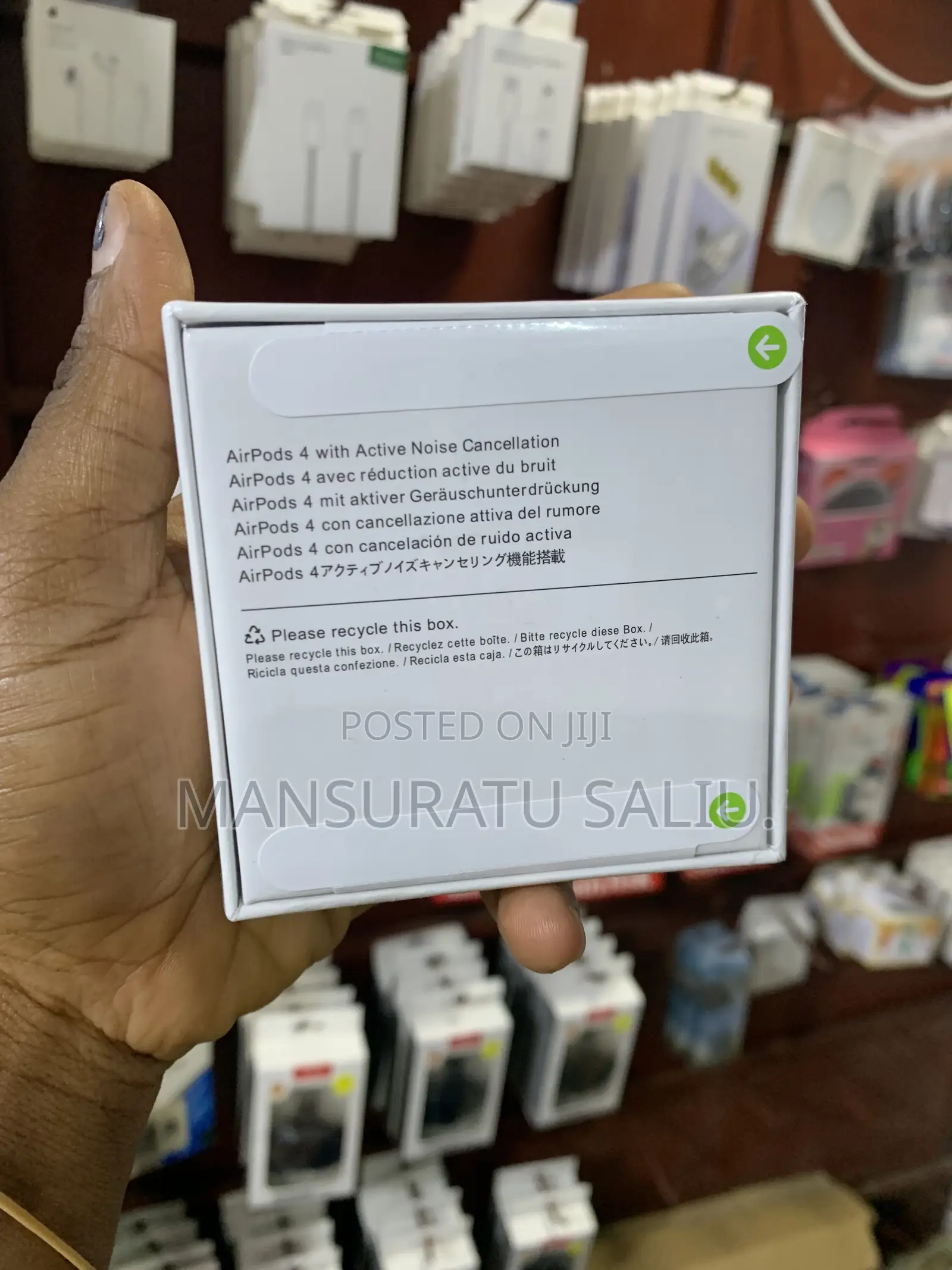 Air Pod 4 With Active Noise Cancellation