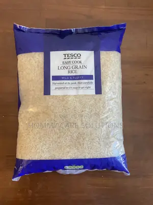Tesco Easy Cook Long Grain Rice 5kg – Mild Fluffy | Accra
