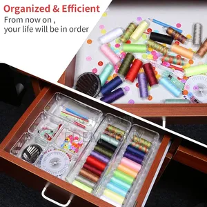 20 Pieces Drawer Organizer With 5 Sizes,Makeup, Cosmetics, Office,