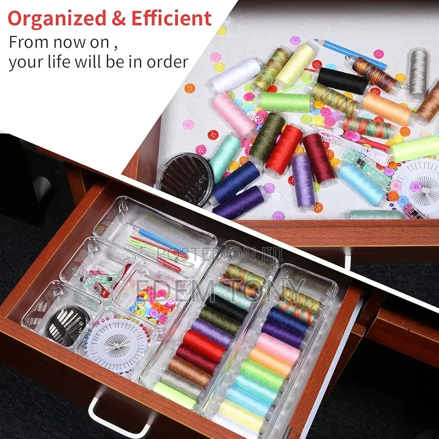 20 Pieces Drawer Organizer With 5 Sizes,Makeup, Cosmetics, Office,