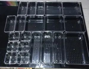 20 Pieces Drawer Organizer With 5 Sizes,Makeup, Cosmetics, Office,